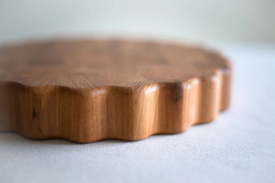 Mari Wavy Edge Butcher Block 10" - Marcel’s Culinary Experience