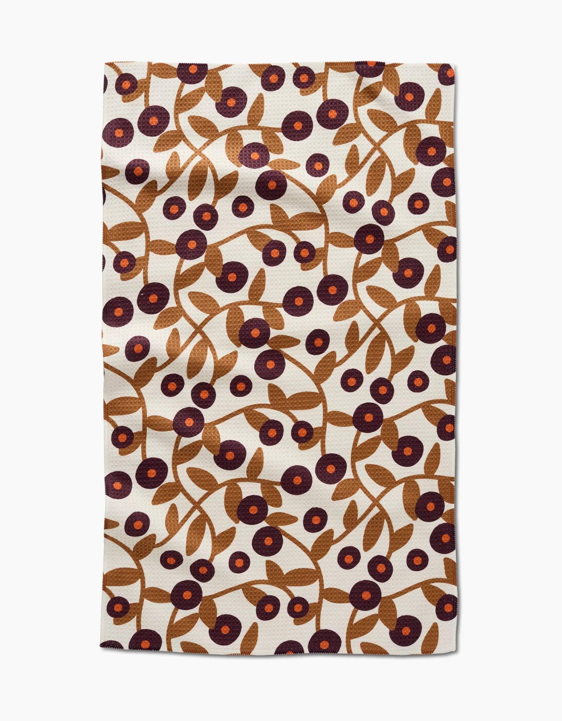 Geometry Swirling Vines Tea Towel - Marcel’s Culinary Experience