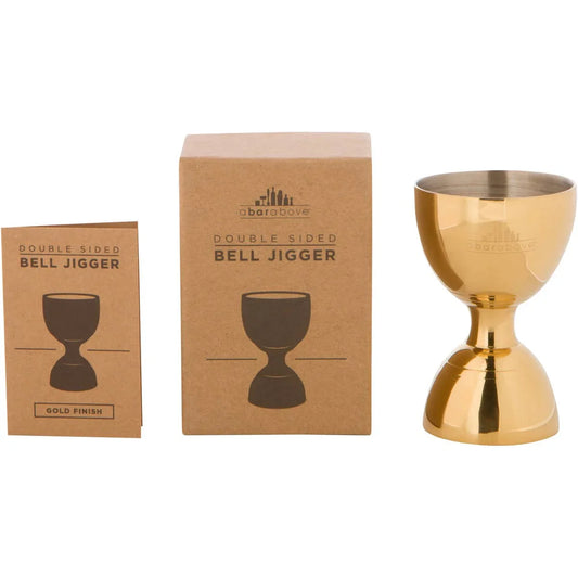 Bell Jigger - 2 ounce, Gold - Marcel’s Culinary Experience