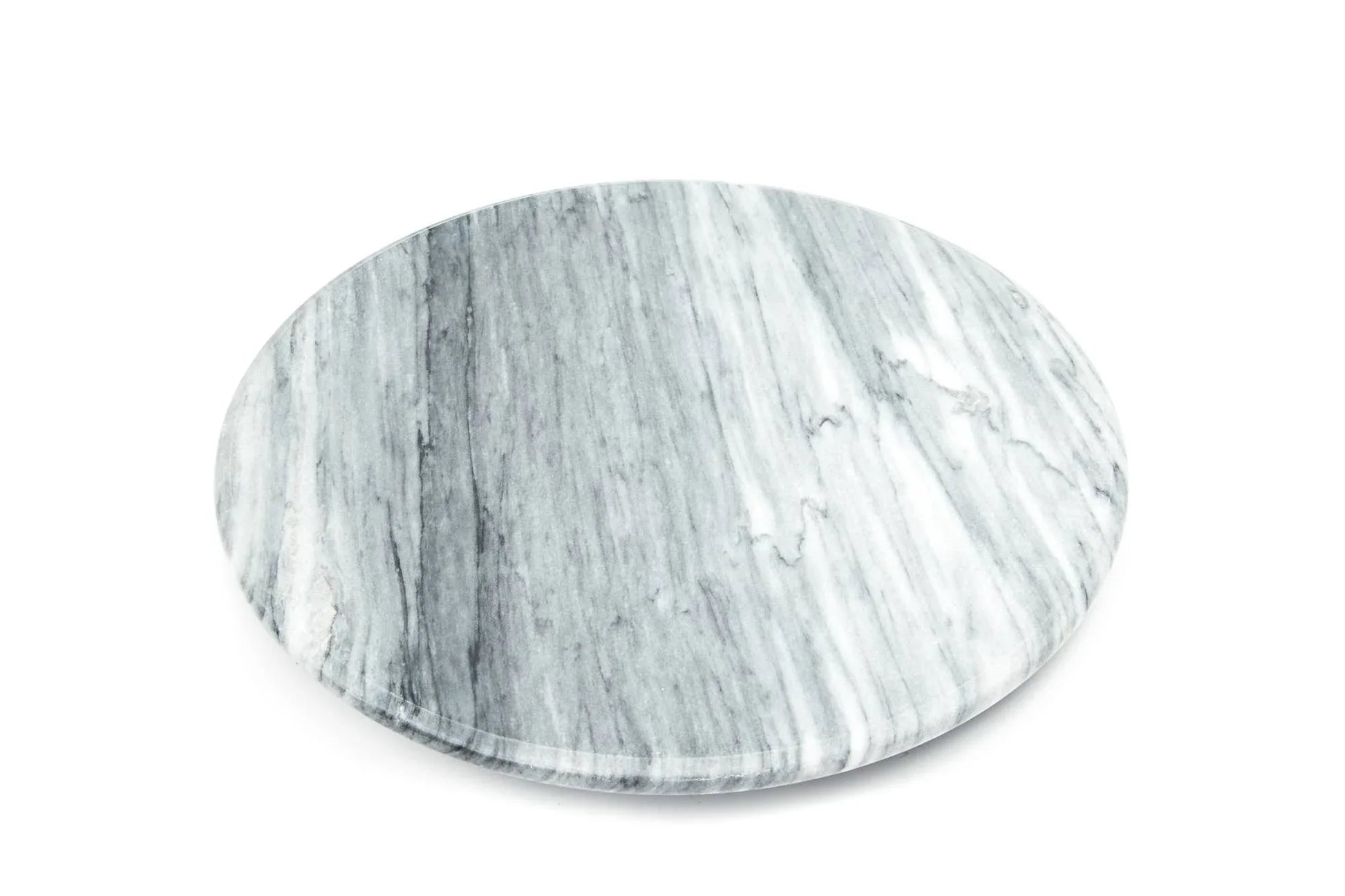 Marble Turntable Lazy Susan, White, 12" - Marcel’s Culinary Experience