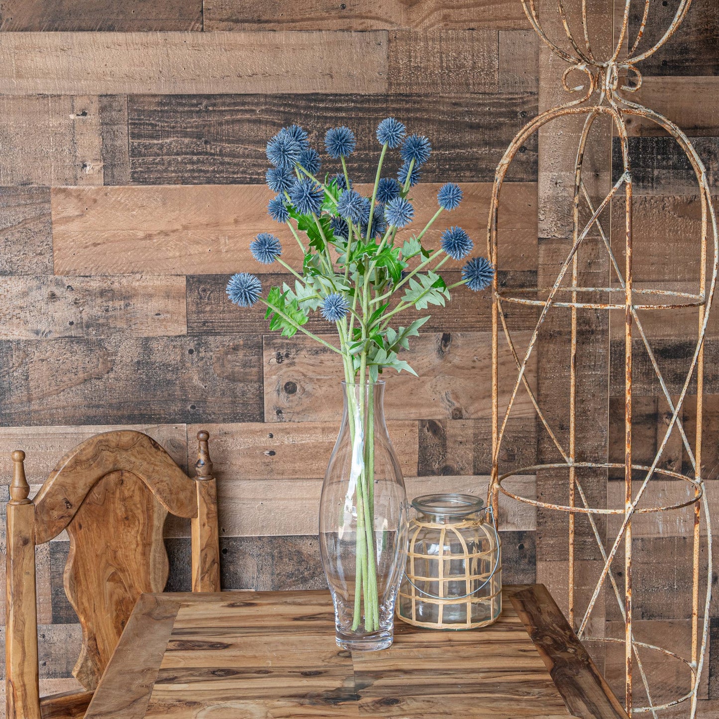 Echinops Spray Blue 25 Inch