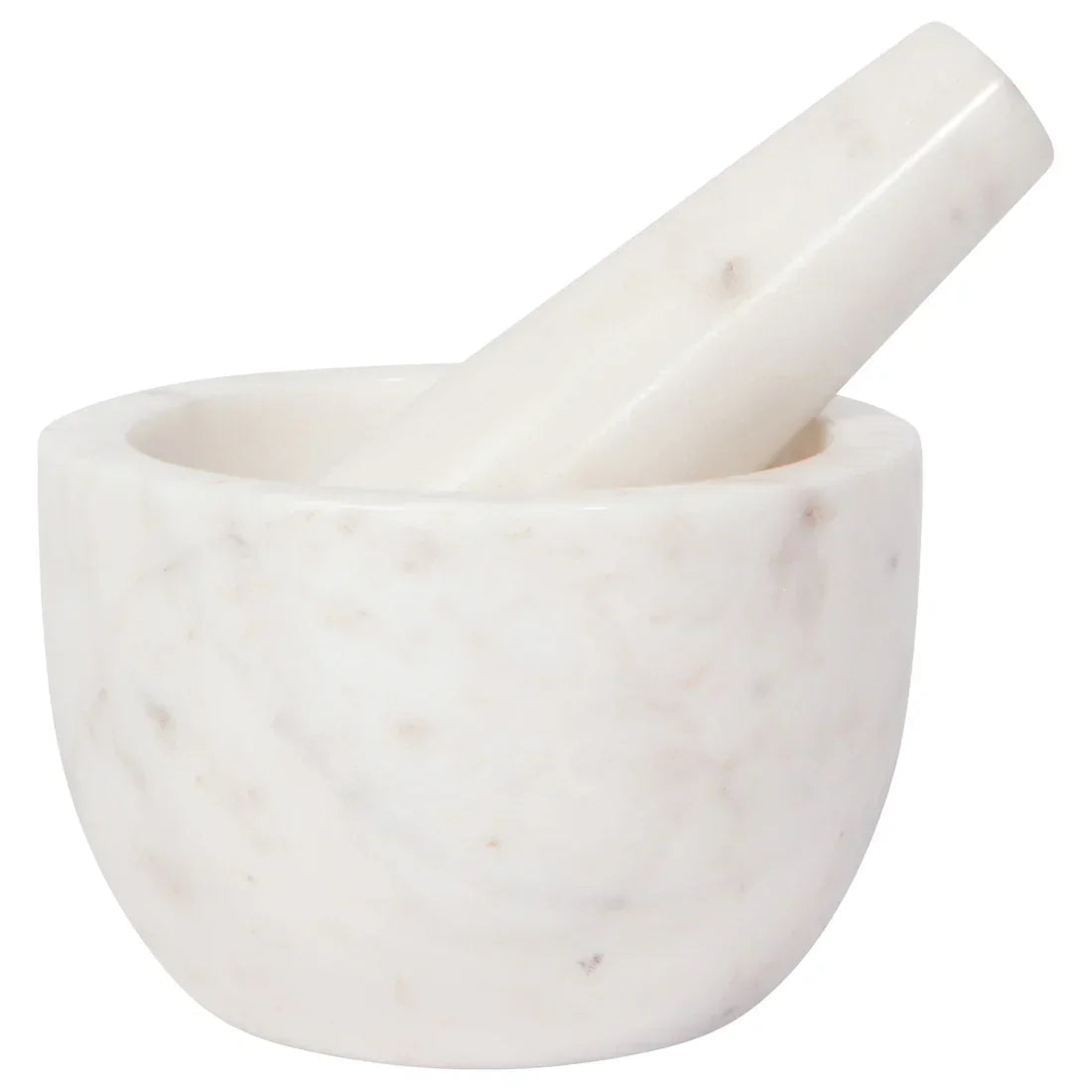 White Marble Mortar and Pestle - Marcel’s Culinary Experience