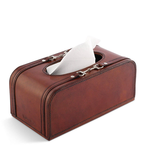 Premium Genuine Leather Bit Tissue Box - Marcel’s Culinary Experience