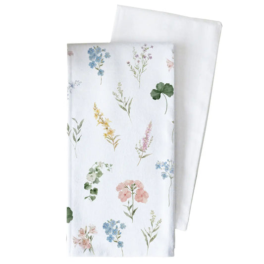 Wildflowers Tea Towel - Stonewashed Cotton