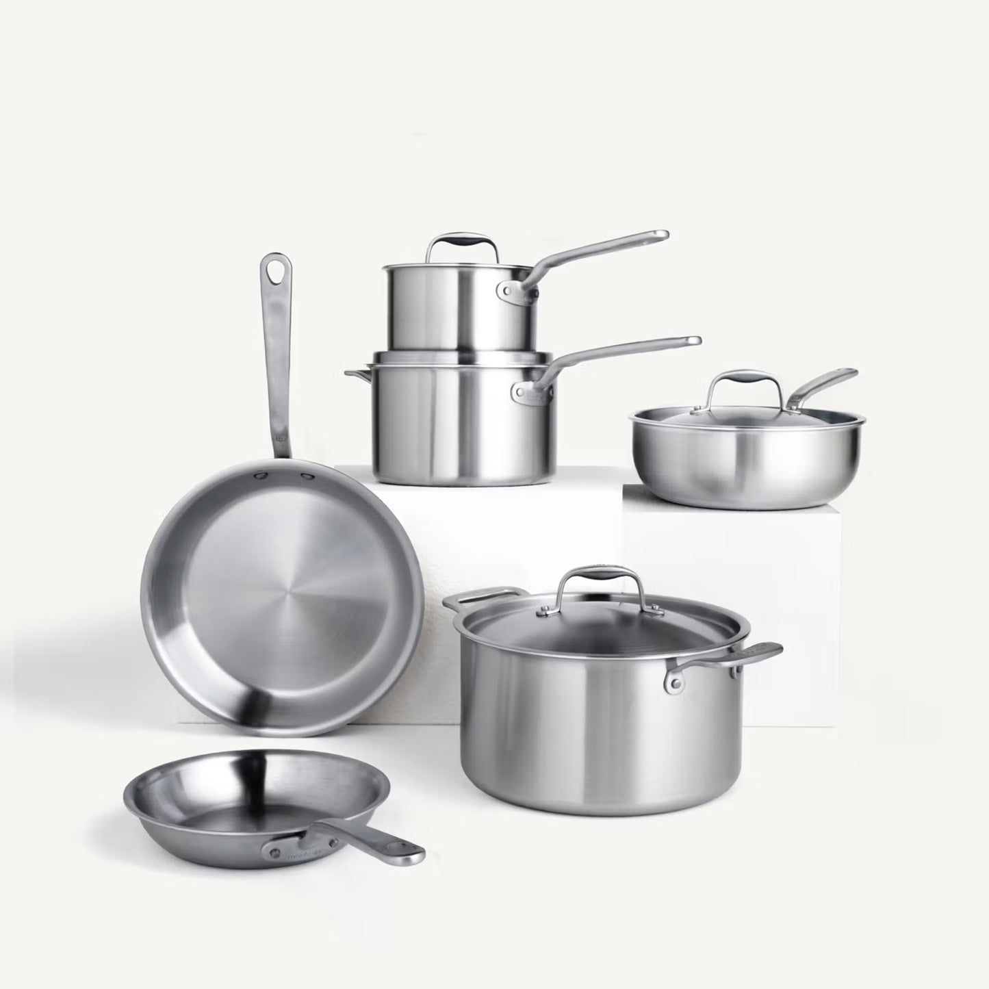 Made In 10-Piece Stainless Clad Set