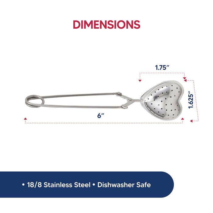 HIC Kitchen Heart Snap Infuser