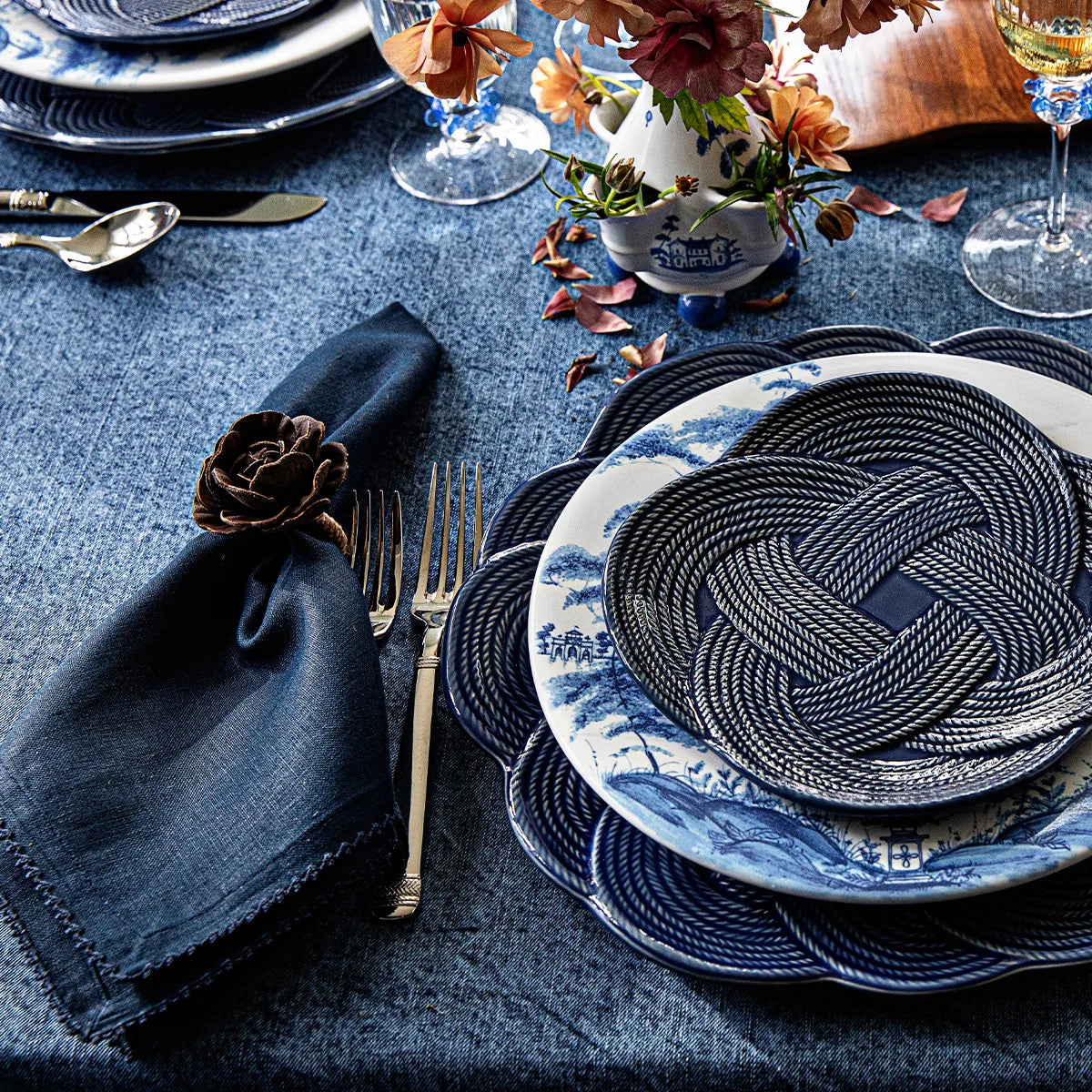 Juliska Berry Scallop Napkins, Set of 4