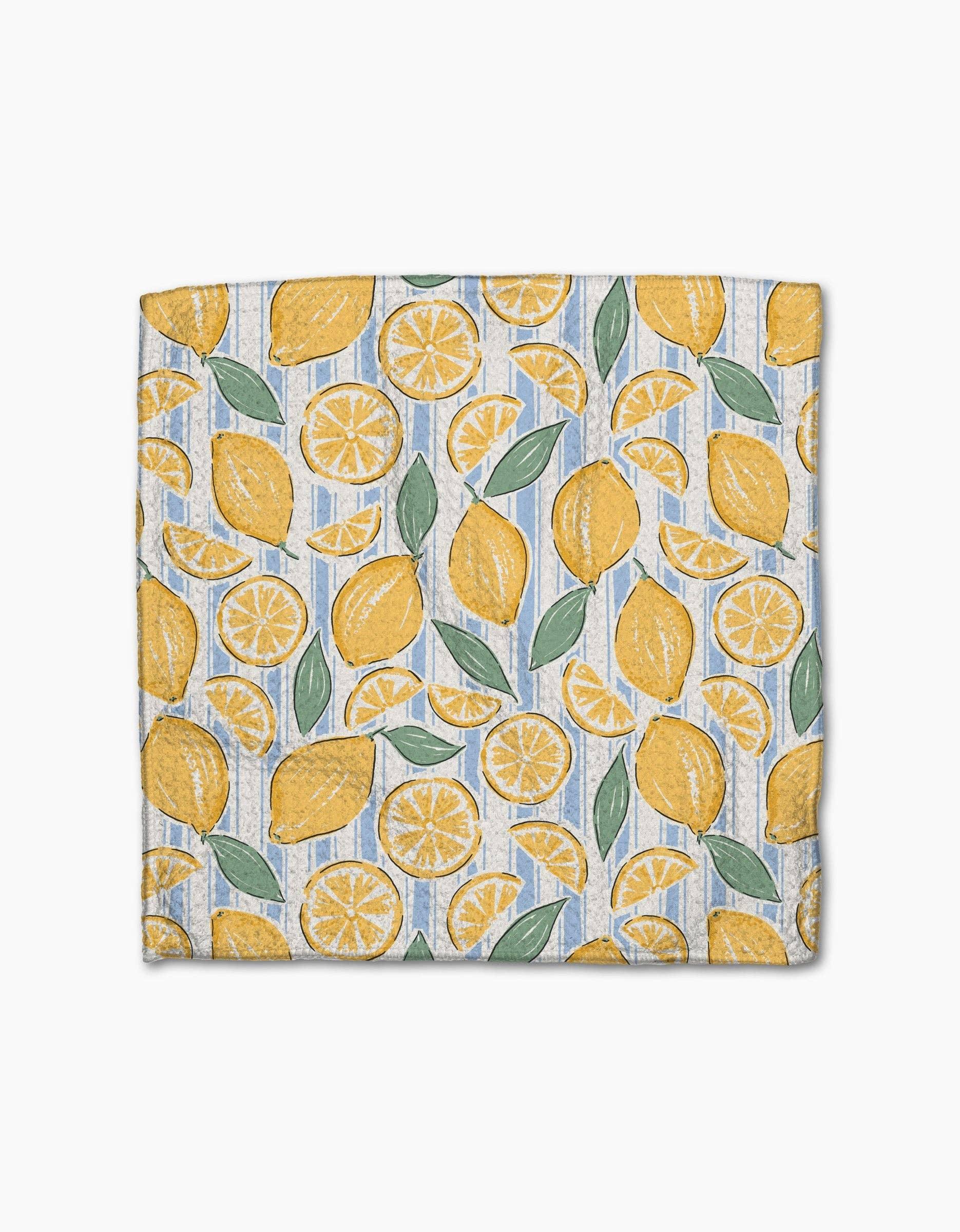 Geometry Lemon Waves Dishcloth Set - Marcel’s Culinary Experience