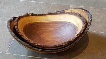 Peterman's 10" BLACK WALNUT OVAL BOWL - Marcel’s Culinary Experience