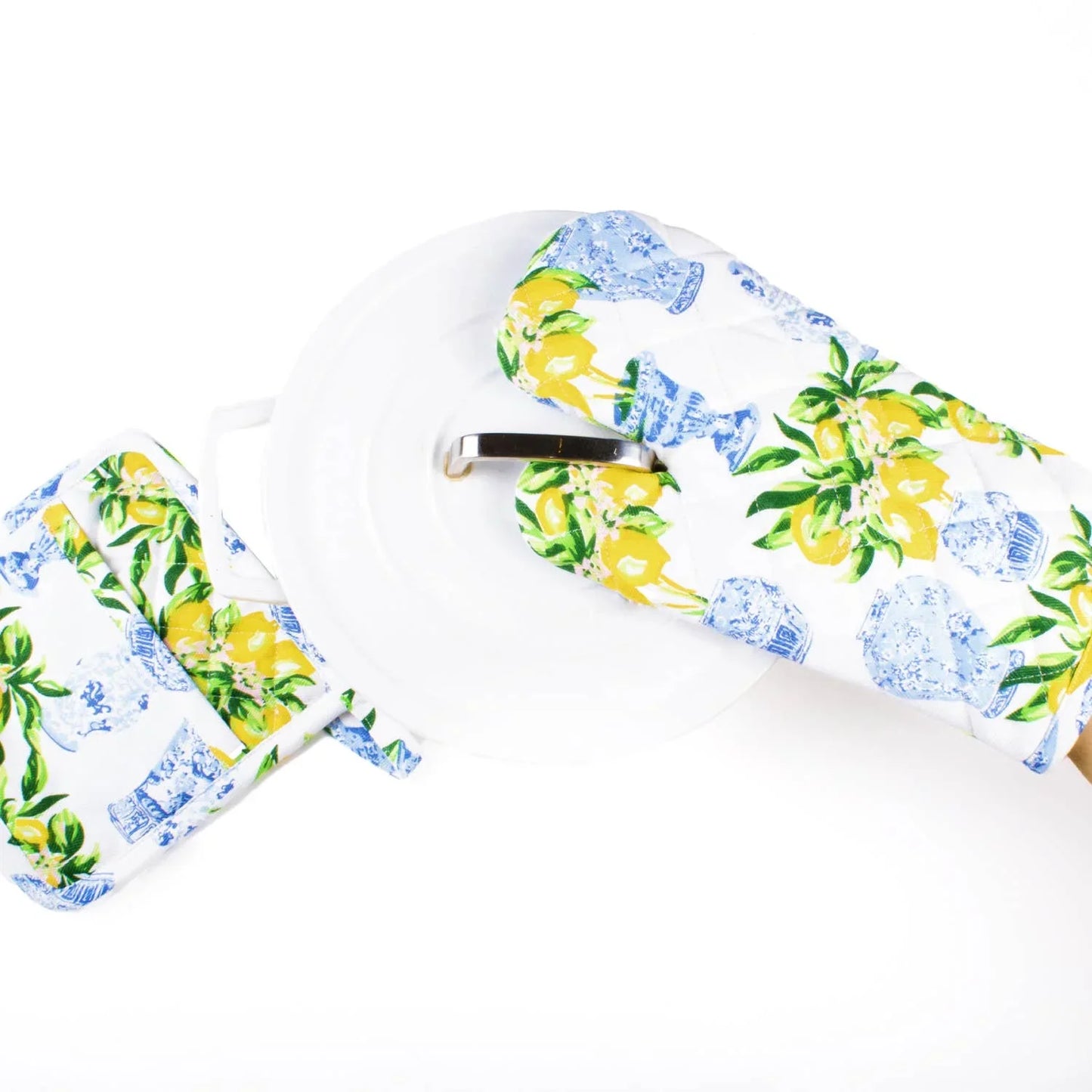 Lemon Ginger Oven Mitt Set - Marcel’s Culinary Experience