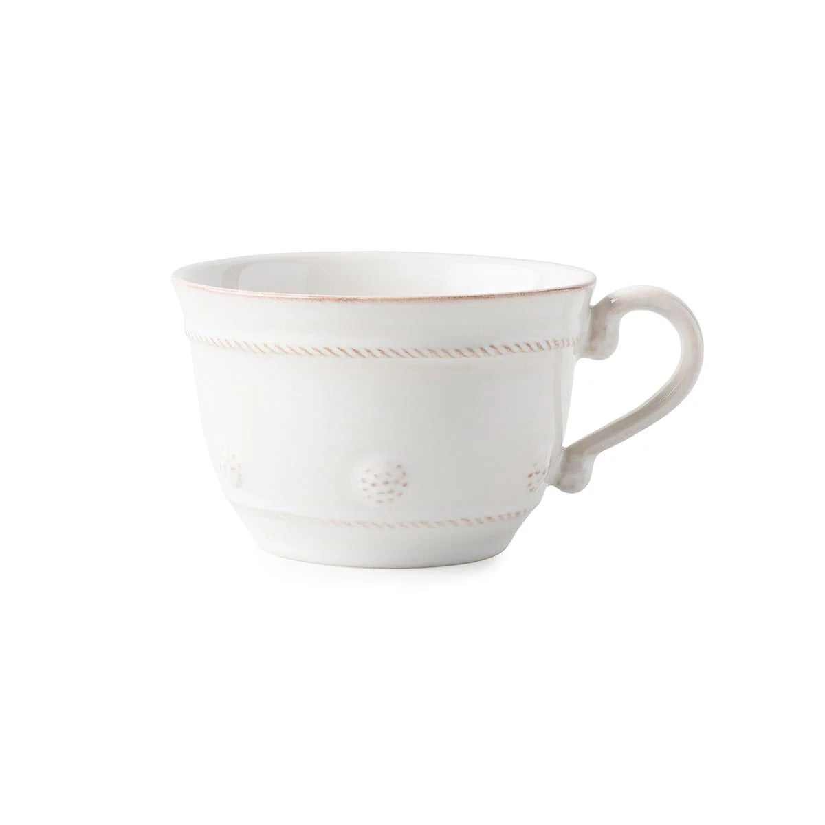 Juliska Berry & Thread 10" Canister with Wooden Lid, Whitewash