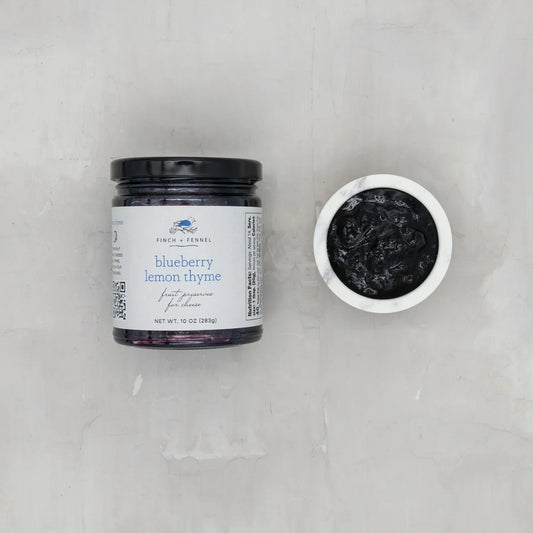 Blueberry Lemon Thyme Fruit Preserves for Cheese