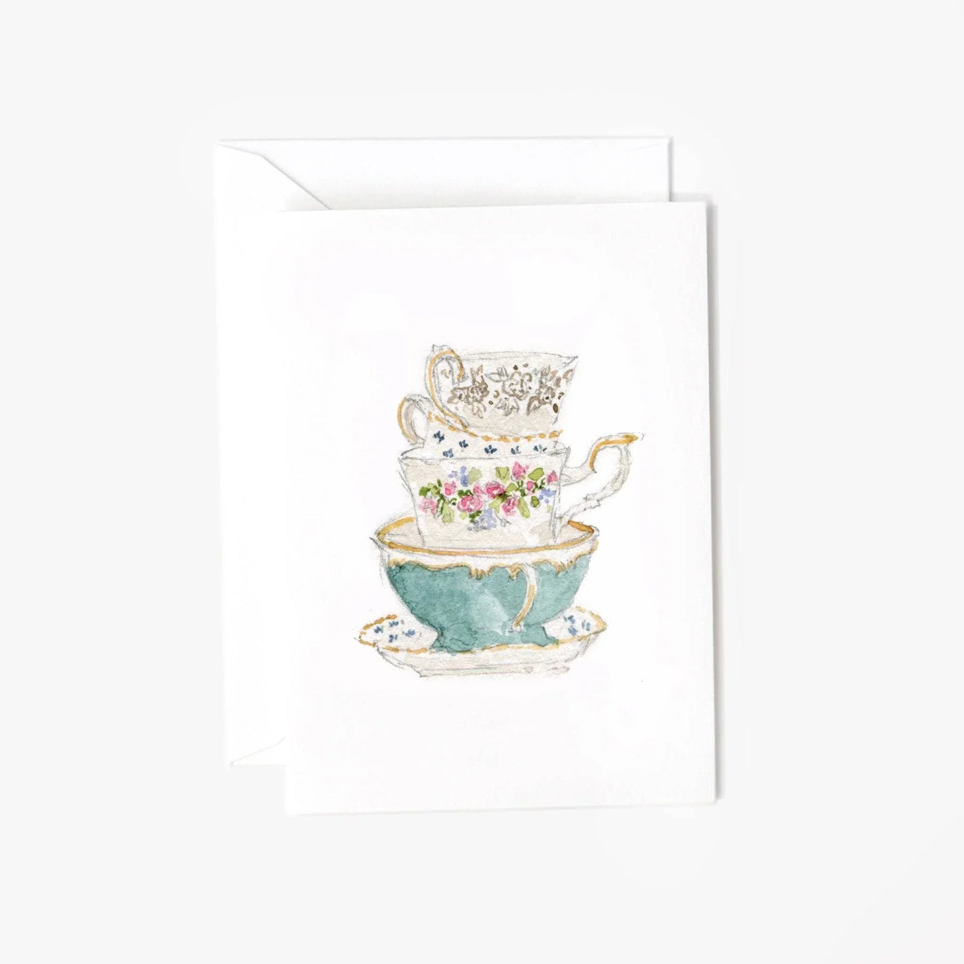 Teacups mini notecard - Marcel’s Culinary Experience