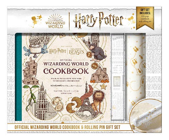 Harry Potter Fantastic Beasts:Cookbook & Rolling Pin Giftset - Marcel’s Culinary Experience