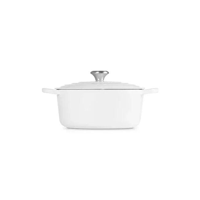 Le Creuset Signature Round Dutch Oven 5.5 qt - White
