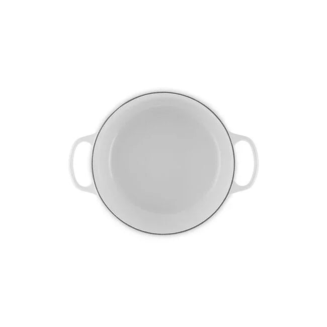 Le Creuset Signature Round Dutch Oven 5.5 qt - White