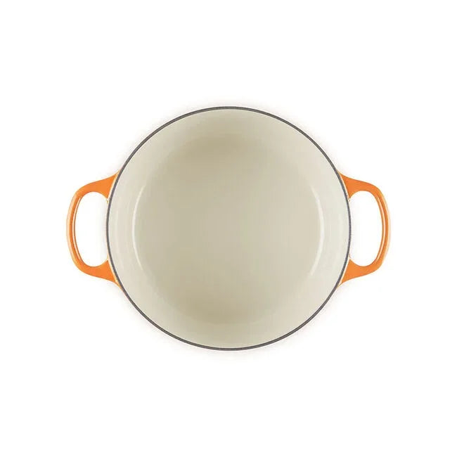 Le Creuset Flamme Doree Signature Round Dutch Oven with Crucible Knob - 4.5 Qt