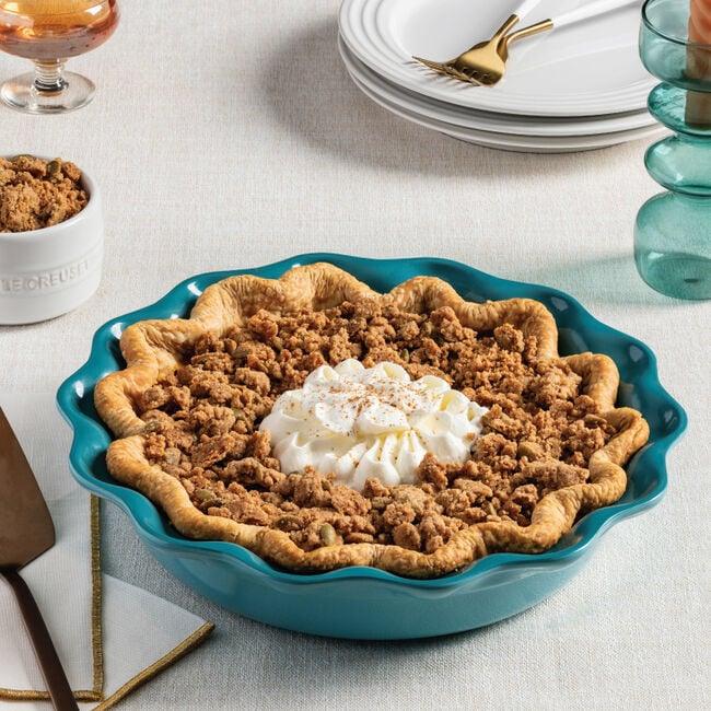 Le Creuset Heritage Fluted Pie Dish - Caribbean
