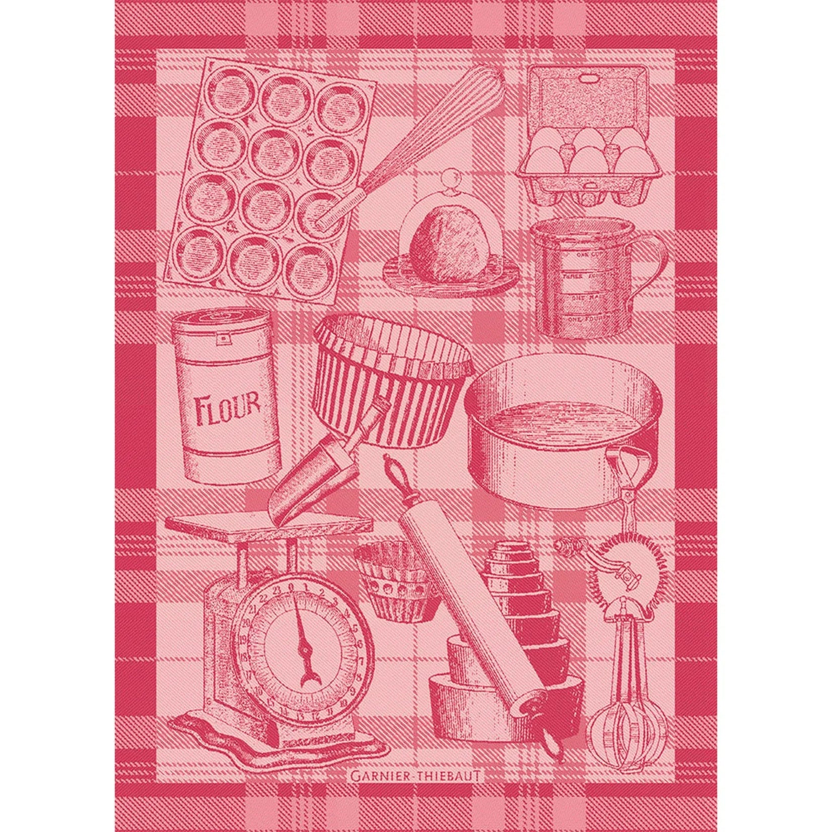 Garnier Thiebaut Bakery Red Kitchen Towel - Marcel’s Culinary Experience