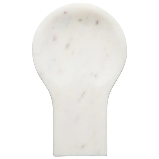 White Marble Spoon Rest - Marcel’s Culinary Experience