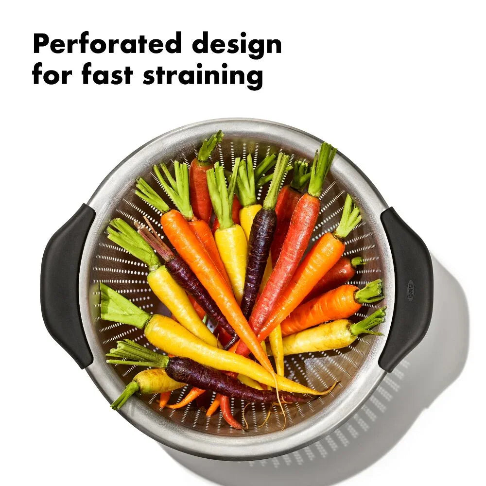 OXO Stainless Steel 5 qt./ 4.7 L Colander - Marcel’s Culinary Experience