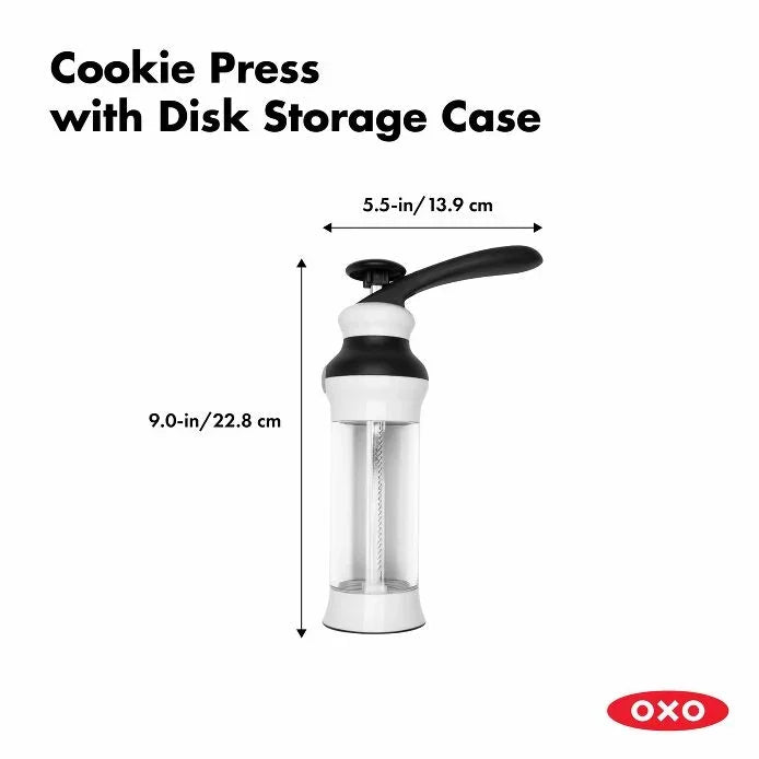OXO Good Grips Cookie Press With Disk Storage Case - Marcel’s Culinary Experience