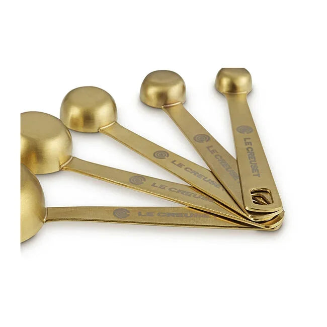 Le Creuset Gold 5-Piece Measuring Spoon Set