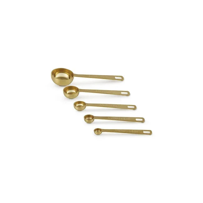Le Creuset Gold 5-Piece Measuring Spoon Set