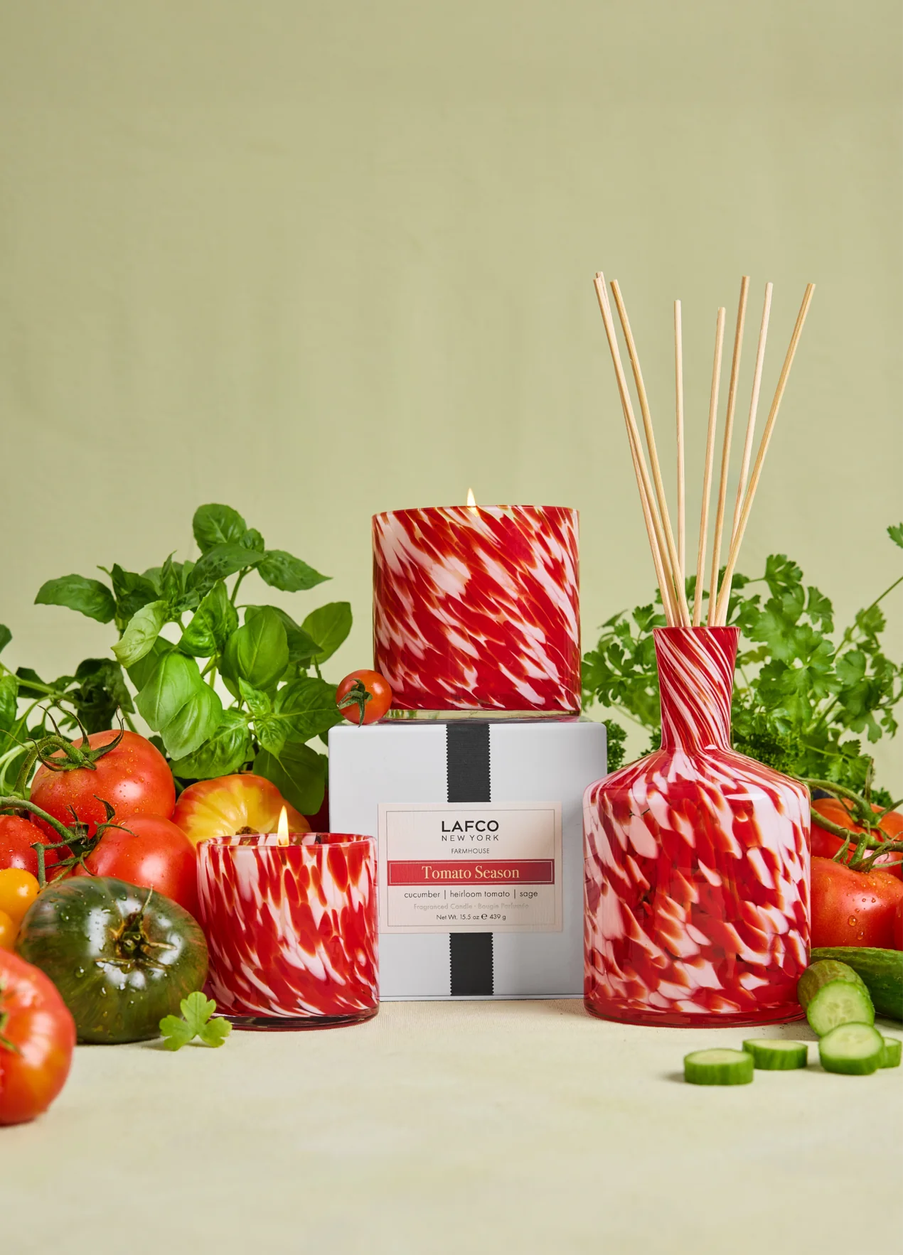 LAFCO Tomato Season Signature Candle -15.5 oz