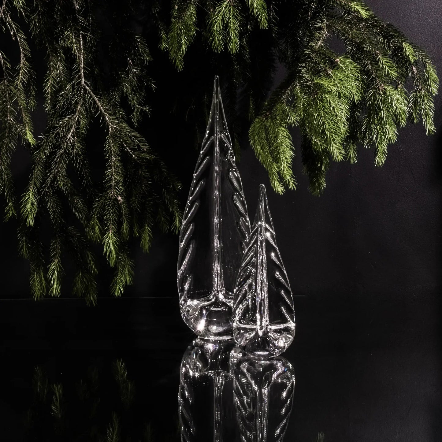 Simon Pearce Ice Laden Evergreen 12" - Marcel’s Culinary Experience