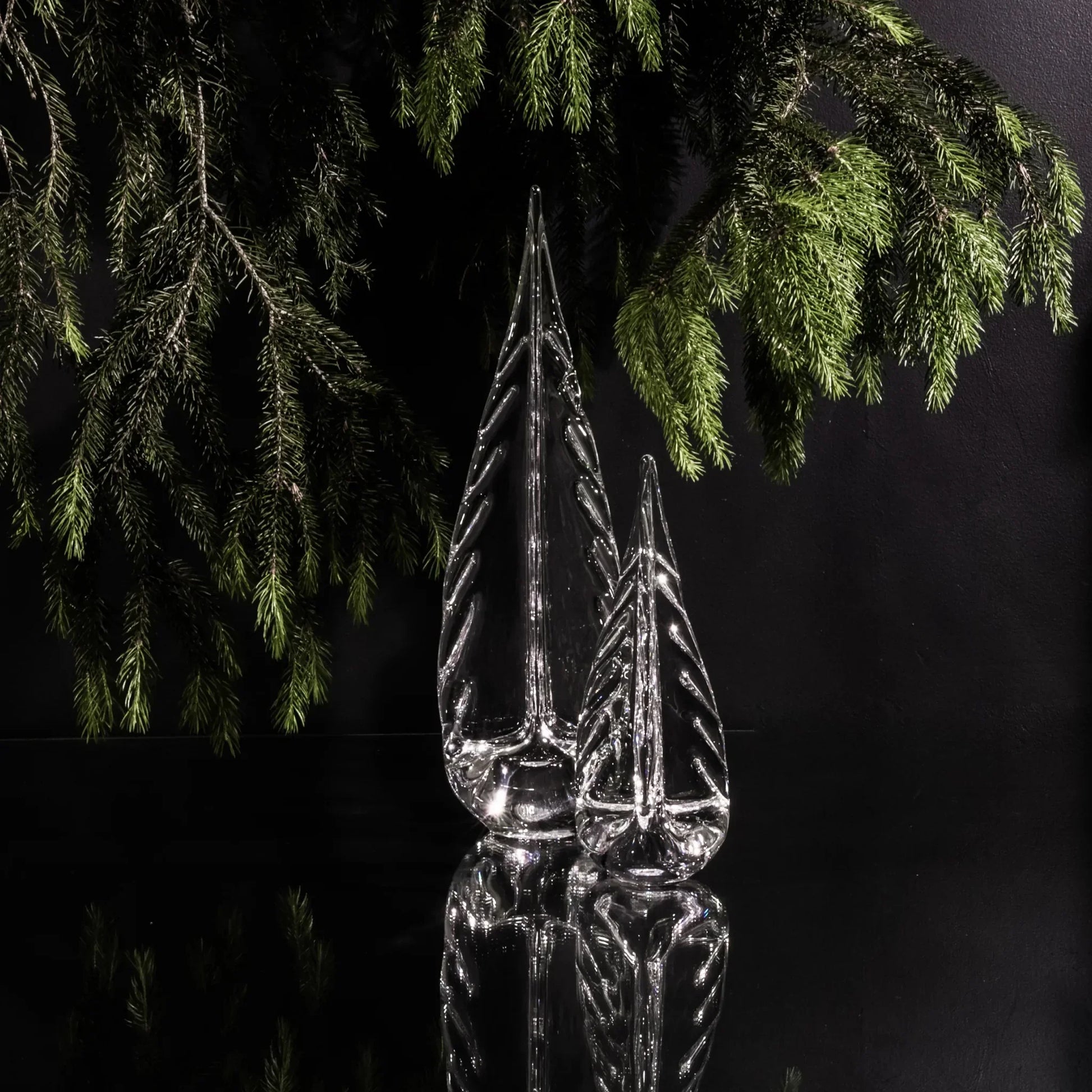 Simon Pearce Ice Laden Evergreen 12" - Marcel’s Culinary Experience