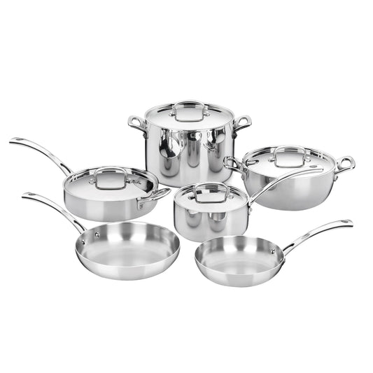 Cuisinart French Classic Tri-Ply Stainless Cookware 10 Piece Set