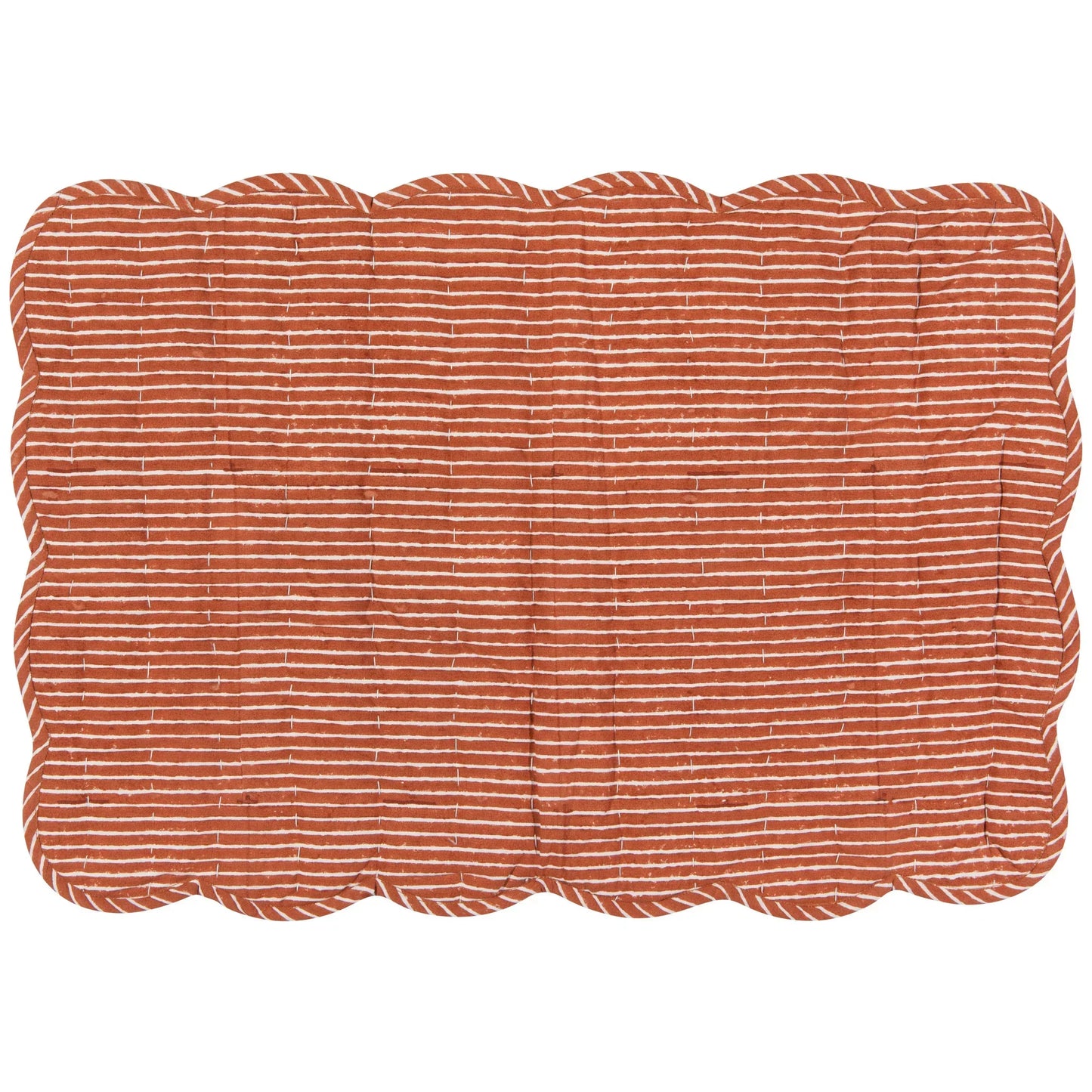 Dahlia Block Print Kantha Placemat - Marcel’s Culinary Experience