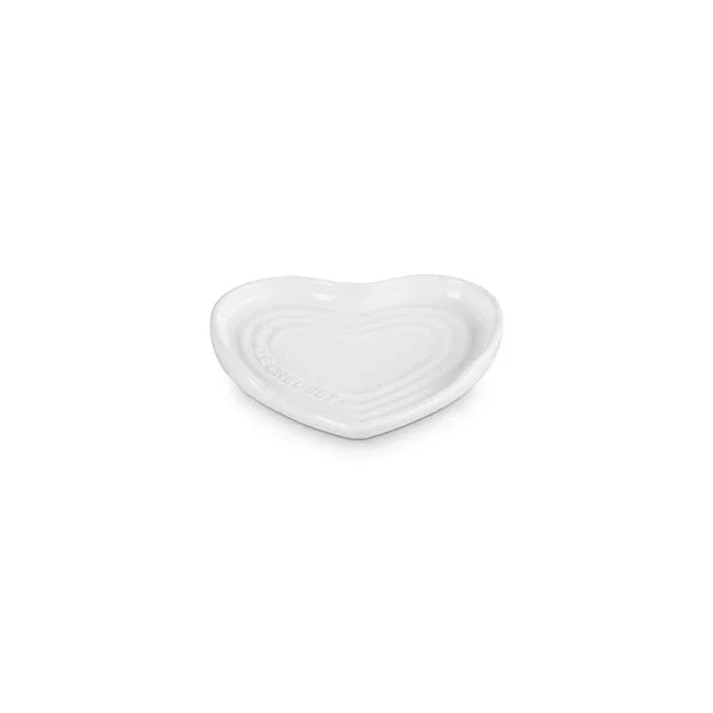 Le Creuset Heart Spoon Rest - White