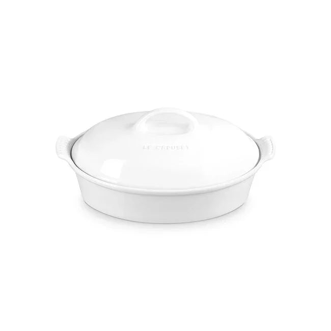 Le Creuset Heritage Oval Casserole 4 qt - White - Marcel’s Culinary Experience