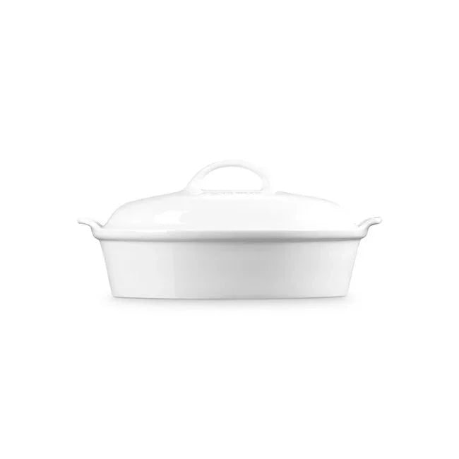 Le Creuset Heritage Oval Casserole 4 qt - White - Marcel’s Culinary Experience