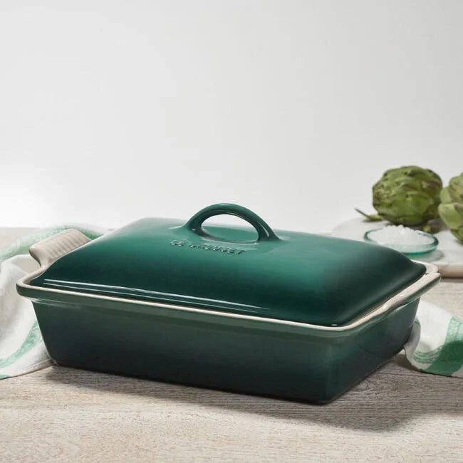 Le Creuset Heritage Rectangular Casserole 4 qt - Artichaut