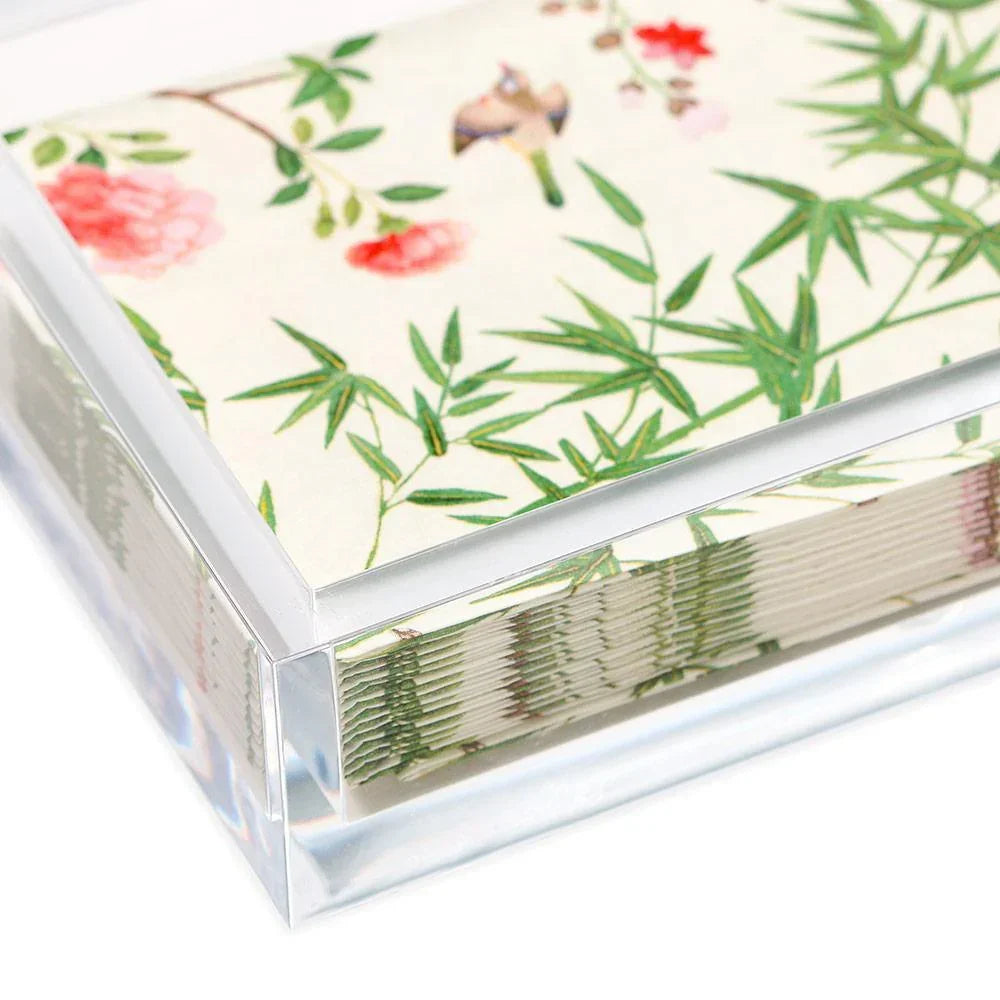 Acrylic Guest Towel Napkin Holder - 1 Each - Marcel’s Culinary Experience