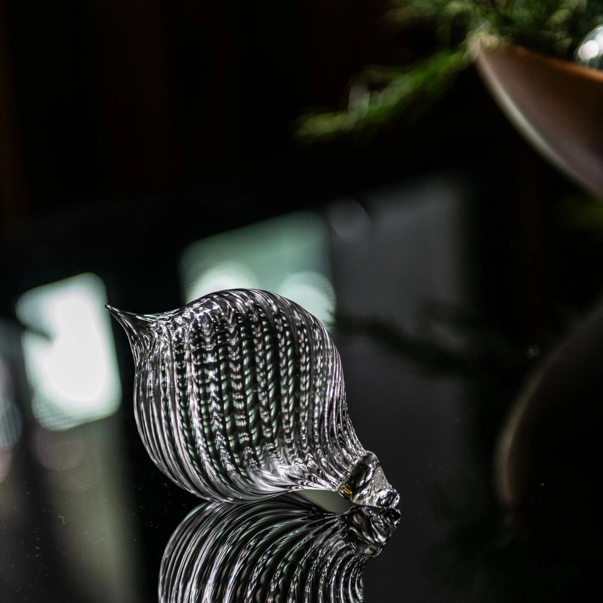 Simon Pearce Finial Optic Ornament