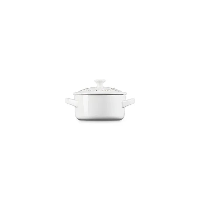 Le Creuset Holly Collection Gold Applique Mini Round Cocotte