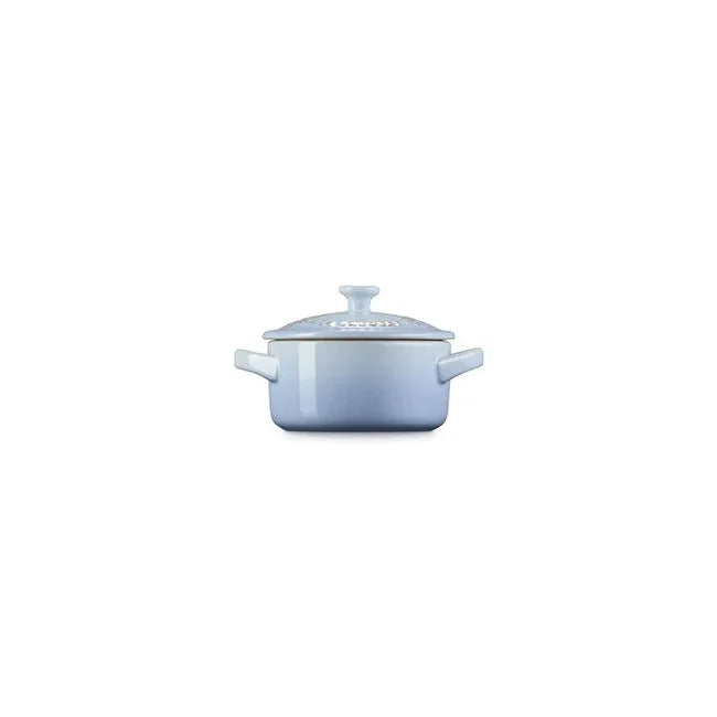 Le Creuset Holly Collection Gold Applique Mini Round Cocotte