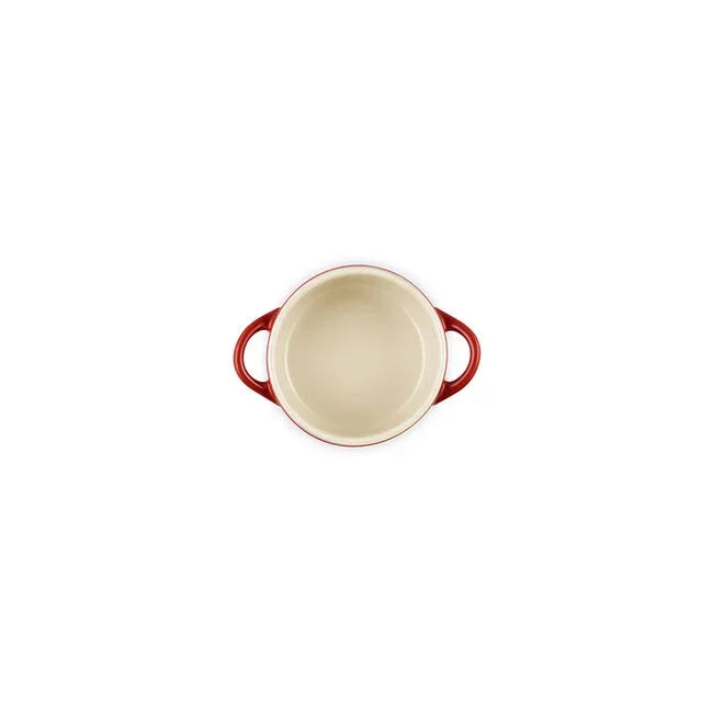 Le Creuset Holly Collection Gold Applique Mini Round Cocotte