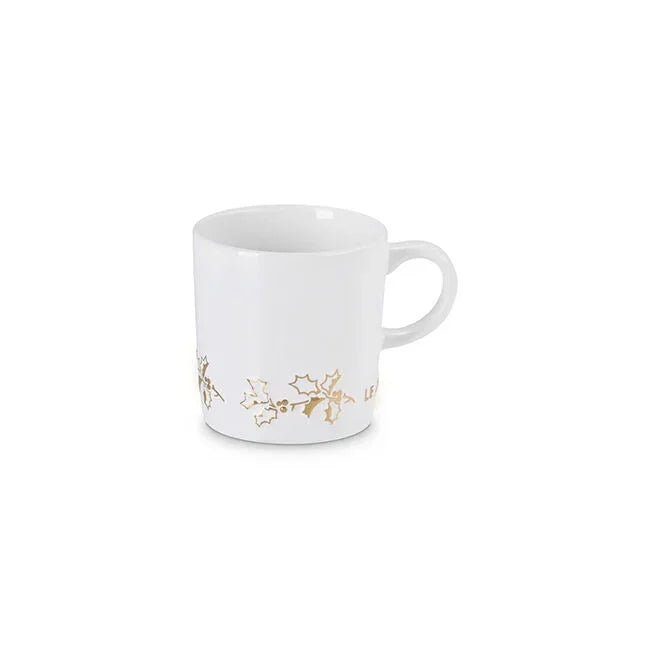 Le Creuset Holly Collection Gold Applique London Mug - Marcel’s Culinary Experience