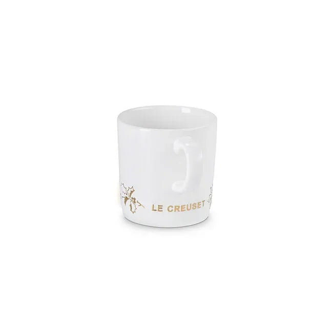 Le Creuset Holly Collection Gold Applique London Mug - Marcel’s Culinary Experience