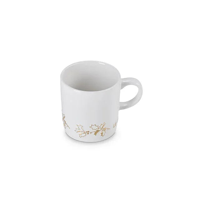 Le Creuset Holly Collection Gold Applique London Mug - Marcel’s Culinary Experience