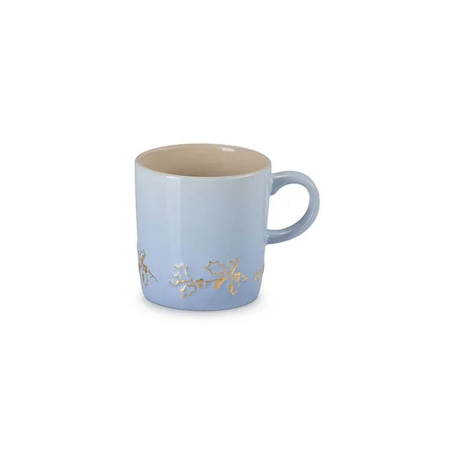 Le Creuset Holly Collection Gold Applique London Mug - Marcel’s Culinary Experience