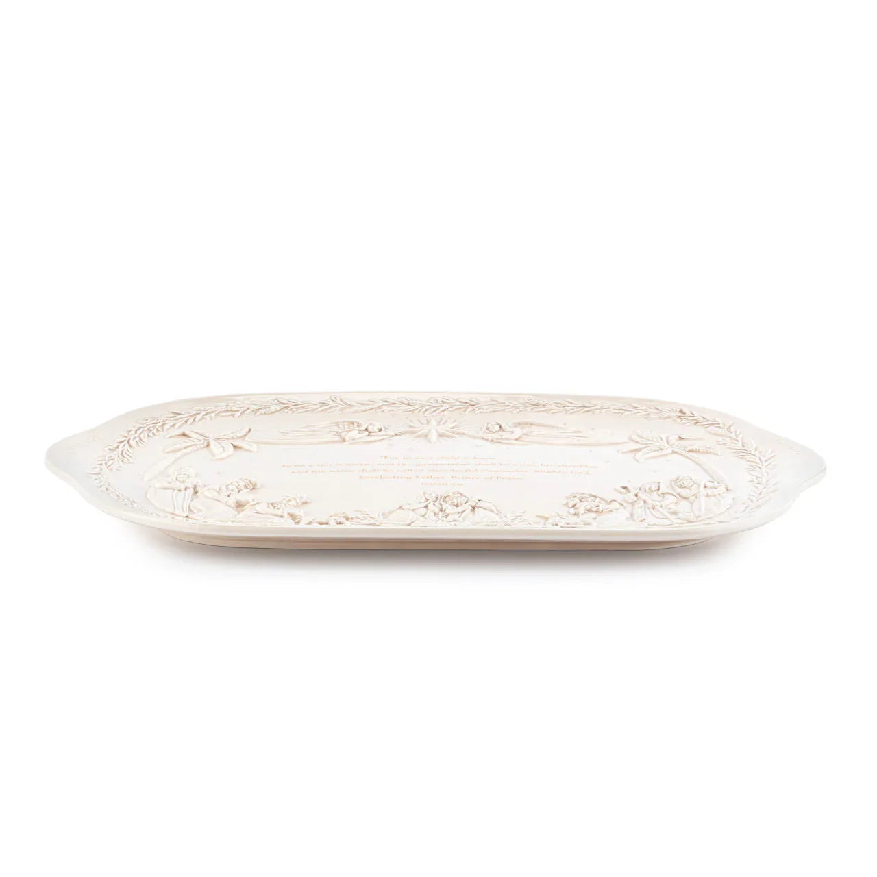 Christmas Journey Ceramic Nativity Serving Platter 18" x 12" - Marcel’s Culinary Experience