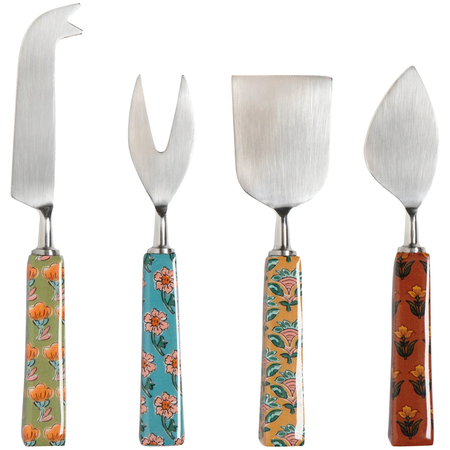 Mosaic Cheese Knives Set of 4 - Marcel’s Culinary Experience
