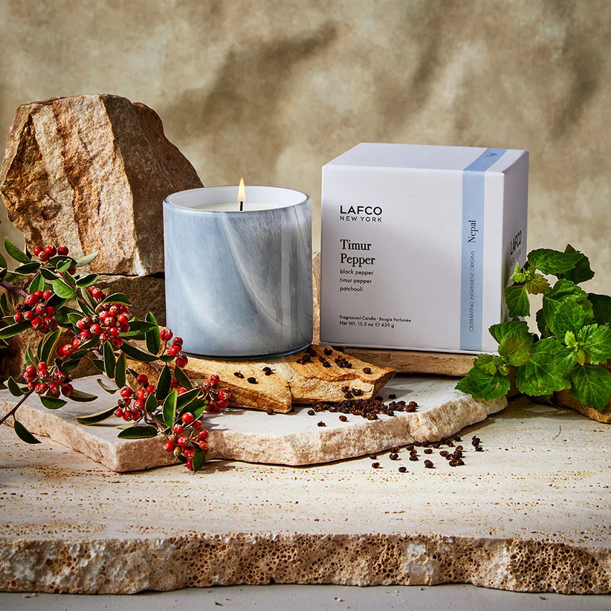 LAFCO Timur Pepper Candle 15.5oz - Marcel’s Culinary Experience