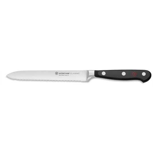 Wusthof Classic Serrated Utility Knife 5" - Marcel’s Culinary Experience